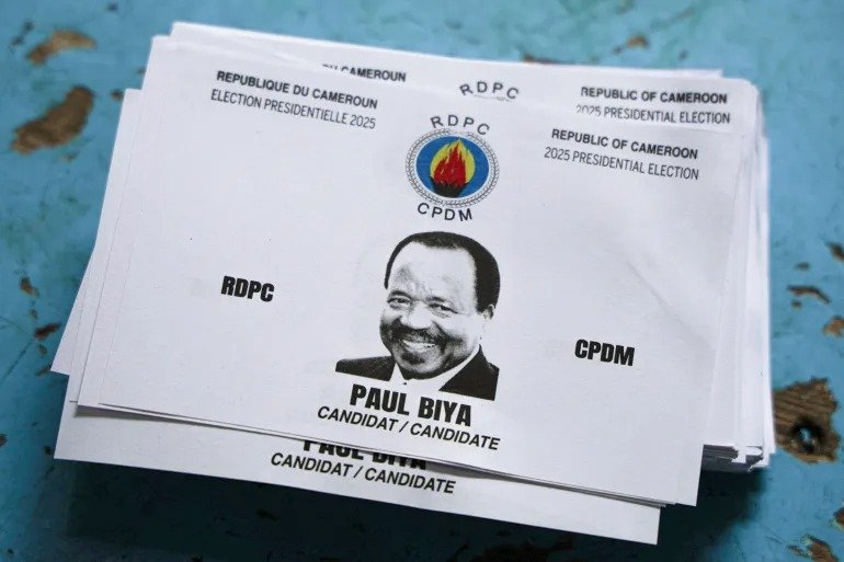 Polls close in Cameroon as Biya favored for an eighth term